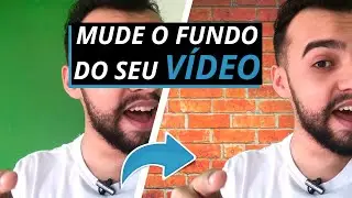 Mude o FUNDO do seu VÍDEO com o efeito CHROMA KEY (RÁPIDO e FÁCIL)