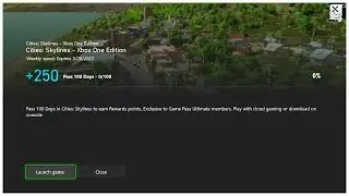Cities: Skylines 🏆 Xbox GamePass - Weekly Quest (CW 12)