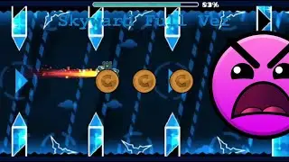 Geometry Dash [Verificado] ''Skyward Full Ver'' 100% 3/3 coins por britishrailways