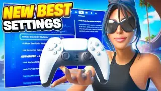 NEW Best Controller SETTINGS + Sensitivity on Console (Fortnite Tutorial)