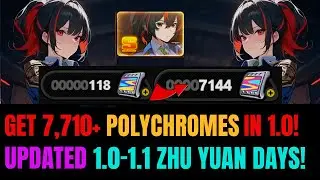HOW TO GET 7,710+ FREE Polychromes & 50+ Summons For Zhu Yaun Banner! | UPDATED EXCEL