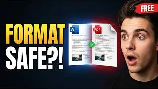 Forget Adobe! Convert Word to PDF FREE (No Formatting Loss)