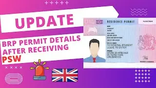How To Update New BRP Permit Details With UKVI