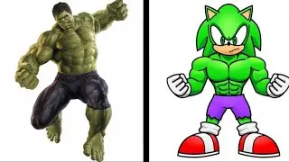 AVENGERS BUT SONIC | MARVEL HEROES