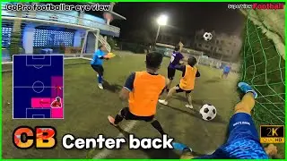 Gopro footballer: Center back Footballer eye view CB #goprofootball #football #goprofootball