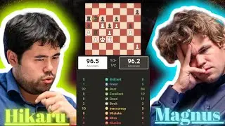 Clash of Titans🔥 | Magnus Carlsen vs Hikaru Nakamura | Intense Title Tuesday battle #chess #chesscom