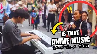 I Play ANIME Requests on Piano in Public
