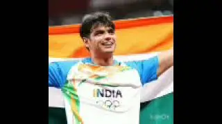 Olympic gold medalist Neeraj Chopra super action , proud India.
