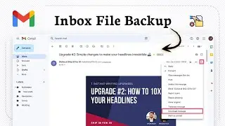 How to save an email as a PDF in Gmail (File Export)