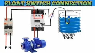 FLOAT SWITCH CONNECTION WIRING  DAIGRAM WITH CONTRACTOR !