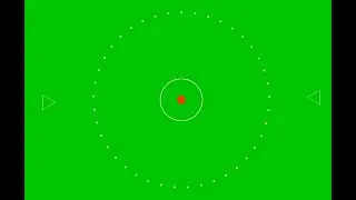 Modern Animated Target (Circle) - Green Screen 4k Target (Circle)