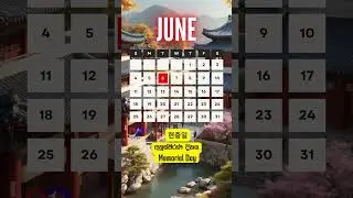 한국의 공휴일 🇰🇷💮 | කොරියාවේ ජාතික නිවඩු දින | National holidays in Korea @DPKoreans #shorts #korean