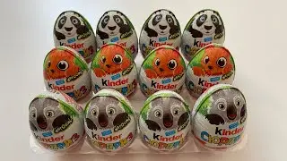 Распаковка серии Natoons! 2020 Kinder Surprise!
