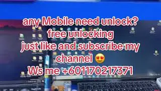 Free unlocking service just subscribe my channel