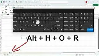 Shortcut to rename sheet in excel