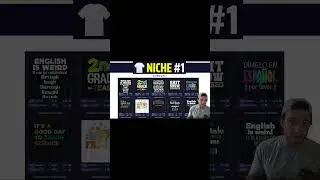 TOP 5 NICHES 🔥 Print on Demand Niche Research # 231 — (10/27/2024) #shorts