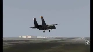 No Nose Gear F-15 Emergency Landing