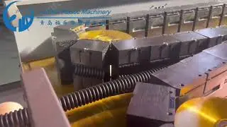 Fullwin 40mm double wall corrugated pipe machine testing for Mexico customer