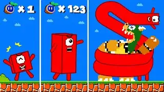 Finish The Pattern? Every Seed Makes Number 1 Stretchy INCREASE in Mario Maze | Game Animation
