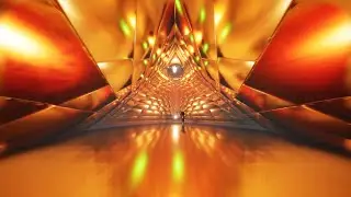 Standing Inside Golden Pyramid - UE5 Render