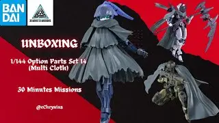 UNBOXING - 1/144 Option Parts Set 14 (Multi Cloth) | 30 Minutes Missions