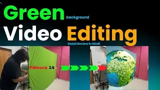 Green Background Video Editing Using Filmora 14 | Amazing Chroma Key Tutorial