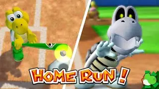 Homerun Animations for Every Character in Mario Super Sluggers