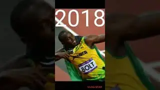 Usain Bolt over the years 1990-2024 evolution #shorts