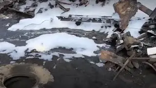 Снова утечка топлива и провал грунта.В общем всё как обычно