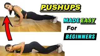 Push Ups Tips For Beginners (HINDI) | How To Do Push Ups | Easy Workout At Home