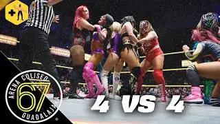 Tessa Blanchard, Catalina, Kira y Garra Negra vs Sanely, Zeuxis, Keyra y Dark Silueta