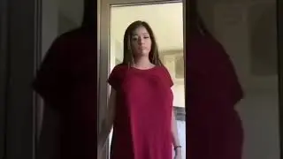 big girl bouncing dance slow motion
