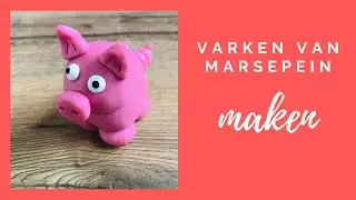 Varken van marsepein maken