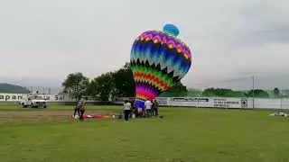 Pião o Trompo de 10 M, aprox, Festival Luces de Ixtapan, Concurso de Globos de papel china