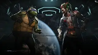 Leonardo de Tortuga Ninja Vs El Guasón INJUSTICE 2