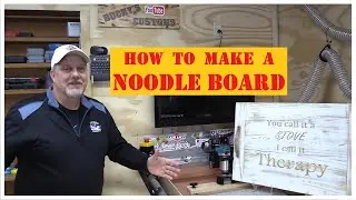 How to make a Noodle Board for your Stove Using the Longmill CNC