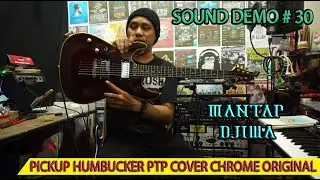 REVIEW SOUND PICKUP HUMBUCKER PTP COVER CHROME | SOUND DEMO #30