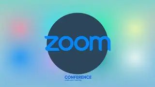 Заставка ZOOM conference.
