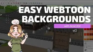 Easy Webtoon Background Tips with Acon3D!