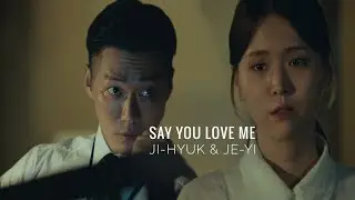 검은 태양| Ji Hyuk & Je Yi| Say You Love Me (1x10)