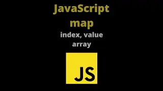 JavaScript map example with index, value, array