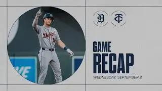 Tigers vs. Twins Game Highlights (9/2/26) | MLB Highlights