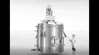 amixon® Pulvermischer: Vakuum-Mischtrockner & Vakuumreaktor VMT mit automatischer Reinigung & mehr