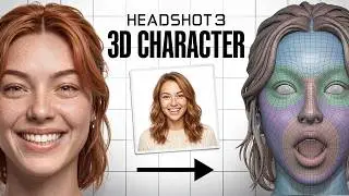 Realistic 3D Character from a Photo with AI — Headshot 3