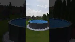 Каркасный бассейн - обшивка деревом 🧤🏊‍♂️