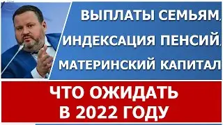 Будут ли новые выплаты семьям с детьми? Индексация пенсий и размер материнского капитала в 2022 году