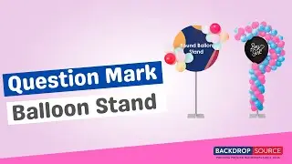 Question Mark Balloon Stand | Backdropsource