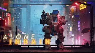 Alone in Rain - A lofi Ambient Music for Calm Focus