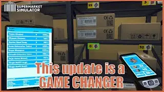 Ordering Products Just Got Easy! - Supermarket Sim Tablet Update Thoughts