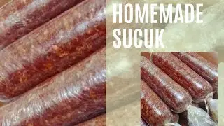 Homemade SUCUK Sausage - Turkish recipe! SUXHUK
